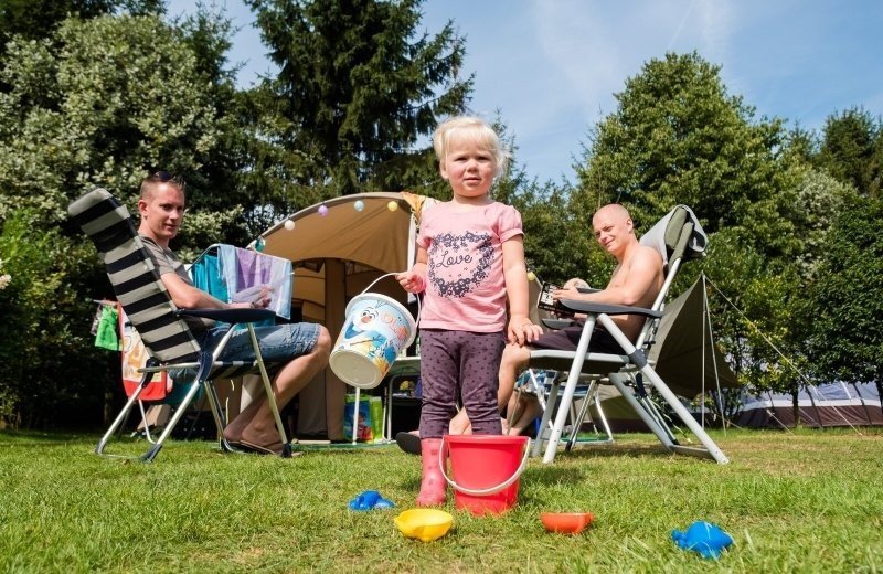 Campingplatz mit privaten Sanitäranlagen